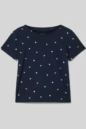 TOM TAILOR Regular Fit T-Shirt mit Allover-Muster in , Größe 116