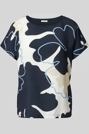 TOM TAILOR Regular Fit T-Shirt aus reiner Viskose in , Größe L