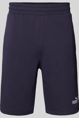 PUMA Regular Fit Sweatshorts mit Label-Stitching Modell 