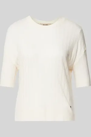 Mos Mosh T-Shirt mit Strukturmuster Modell 