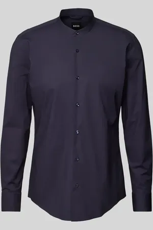 HUGO BOSS Slim Fit Business-Hemd mit Stehkragen Modell 