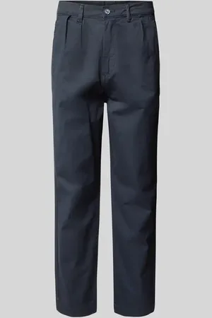 Lindbergh Tapered Fit Bundfaltenhose mit Gürtelschlaufen in , Größe L
