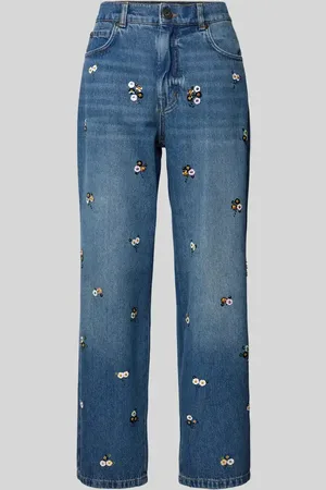 Max Mara Jeans mit Ziersteinbesatz in , Größe 34