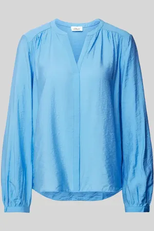 QS by s.Oliver Comfort Fit Langarmbluse mit Allover-Muster in , Größe 40