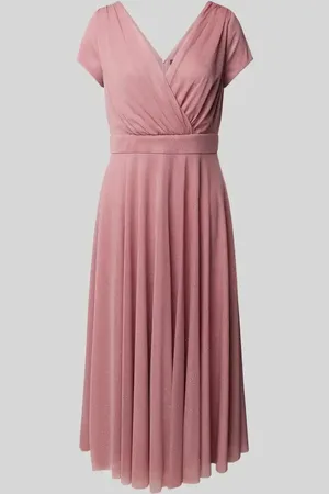 Vera Mont Knielanges Cocktailkleid in Wickel-Optik in , Größe 40