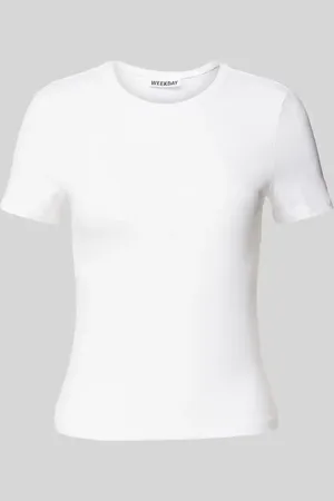 Weekday Slim Fit T-Shirt mit Rundhalsausschnitt in , Größe M