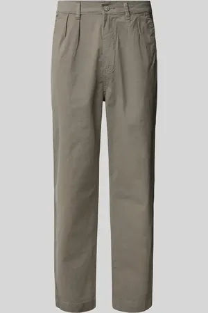 Lindbergh Tapered Fit Bundfaltenhose mit Gürtelschlaufen in , Größe L