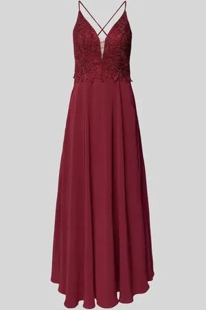 Luxuar Abendkleid mit Spitzenbesatz in , Größe 34
