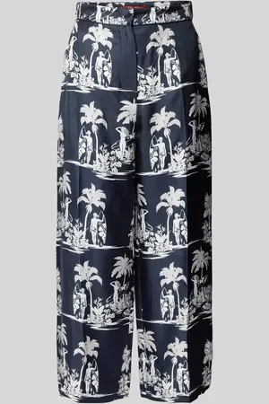 Max Mara Straight Leg Stoffhose mit Bügelfalten Modell 