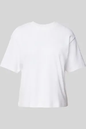 Jake*s T-Shirt mit geripptem Rundhalsausschnitt in , Größe L