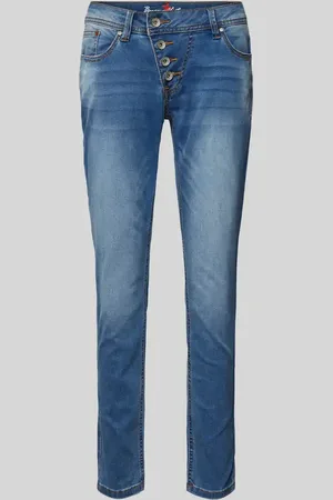Buena Vista Slim Fit Jeans mit verkürztem Schnitt Modell 