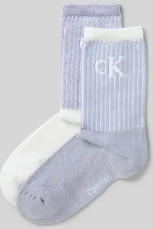 Calvin Klein Socken mit elastischem Rippenbündchen im 2er-Pack in , Größe 35-38