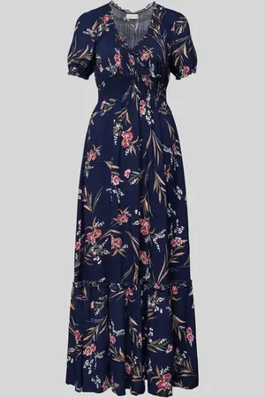 Apricot Maxikleid mit V-Ausschnitt in , Größe M