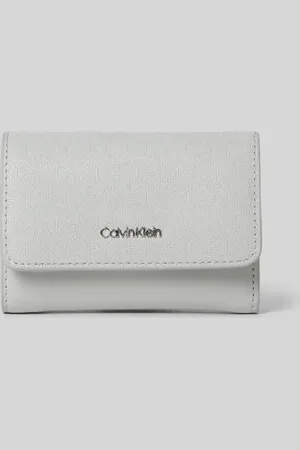 Calvin Klein Portemonnaie mit Label-Applikation Modell 