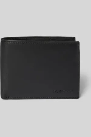 VALENTINO Lederportemonnaie mit Label-Detail Modell 