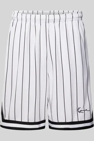 Karl Kani Loose Fit Shorts mit Label-Stitching in , Größe L