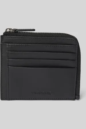 VALENTINO Lederkartenetui mit Reißverschlussfach Modell 