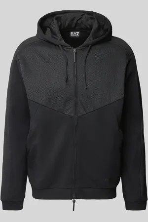 EA7 Sweatjacke mit Kapuze in , Größe L