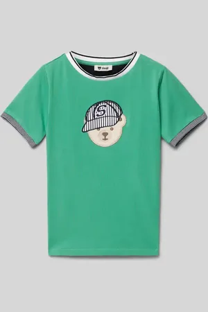 Steiff T-Shirt mit Motiv-Stitching in , Größe 104