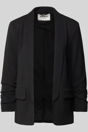 ONLY Regular Fit Blazer mit gerafften 3/4-Ärmeln Modell 