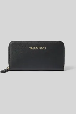 VALENTINO Portemonnaie mit Label-Applikation Modell 