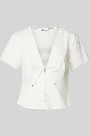 Tommy Hilfiger Regular Fit Bluse mit Knopfleiste in , Größe L