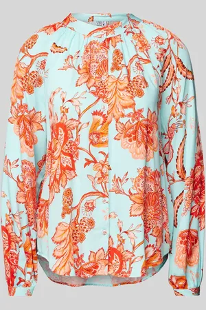 Emily van den Bergh Regular Fit Bluse mit Stehkragen in , Größe 40