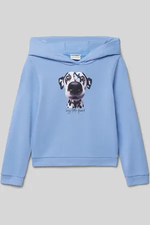 TOM TAILOR Regular Fit Hoodie mit Motiv-Print in , Größe 104