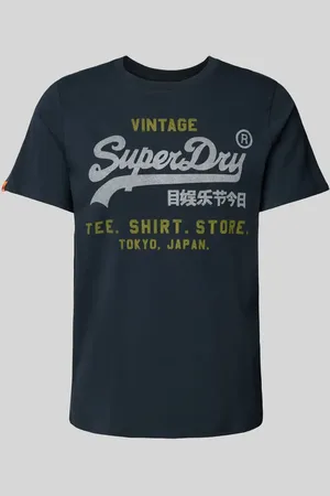 Superdry Relaxed Fit T-Shirt mit Label-Print in , Größe S