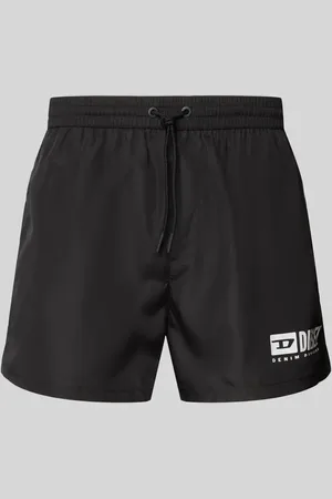 Diesel Badehose mit Label-Print Modell 
