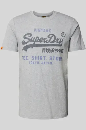 Superdry Relaxed Fit T-Shirt mit Label-Print in , Größe L