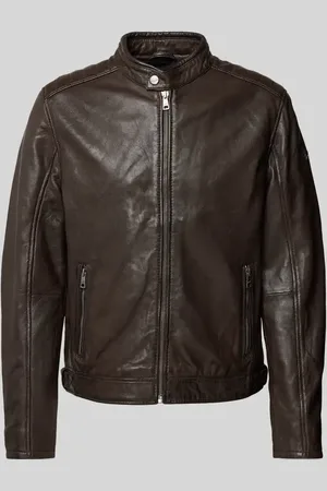 Gipsy Lederjacke mit Stehkragen Modell 