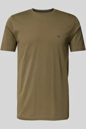 Fynch-Hatton T-Shirt mit Logo-Stitching in , Größe 3XL