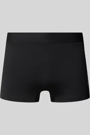 Tommy Hilfiger Super Skinny Fit Badehose mit Label-Print in , Größe L