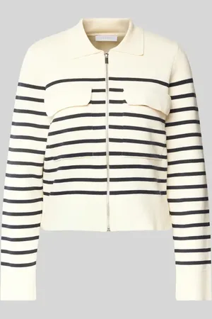 Rich & Royal Cardigan mit durchgehendem Reißverschluss in , Größe L