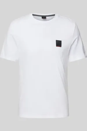 Fire + Ice T-Shirt mit Label-Detail Modell 