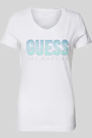Guess T-Shirt mit Label-Print in , Größe L