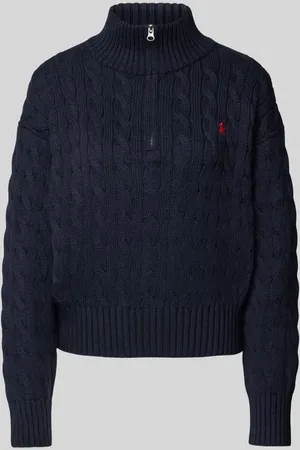 Ralph Lauren Strickpullover mit Stehkragen in , Größe M