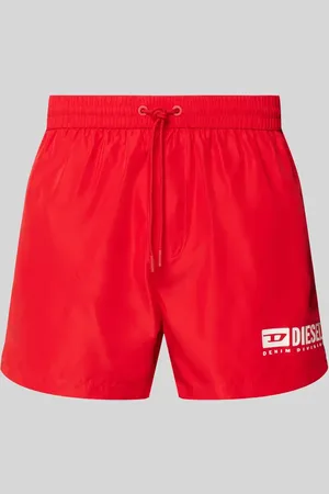 Diesel Badehose mit Label-Print Modell 