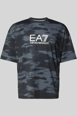 EA7 T-Shirt mit Label-Print Modell 