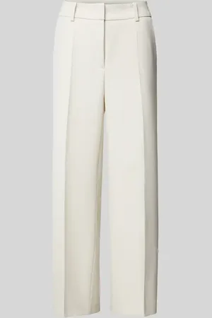 Cambio Straight Leg Stoffhose mit verkürztem Schnitt Modell 