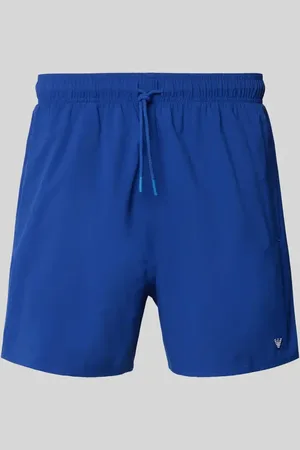 Emporio Armani Regular Fit Badeshorts mit Logo-Badge in , Größe L