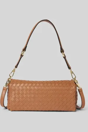 Abro+ Lederhandtasche in Flecht-Optik Modell 