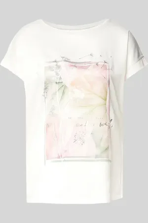 Christian Berg T-Shirt aus Viskose-Mix mit Rundhalsausschnitt in , Größe 38