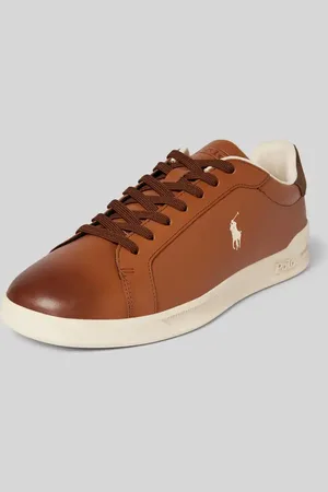 Ralph Lauren Ledersneaker mit Logo-Print Modell 