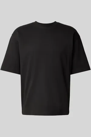 Jake*s T-Shirt mit geripptem Rundhalsausschnitt in , Größe L