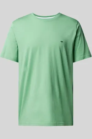 Fynch-Hatton T-Shirt mit Logo-Stitching in , Größe 3XL