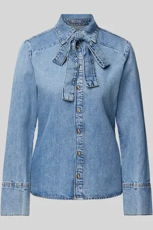 MANGO Hemdbluse in Denim-Optik Modell 
