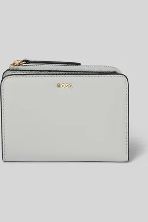 HUGO BOSS Lederportemonnaie mit Label-Applikation Modell 