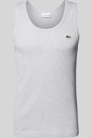 Lacoste Tanktop in Ripp-Optik in , Größe L